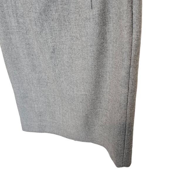 J Crew Skirt Wool Skirt Pencil Skirt Knee Length Skirt Straight Skirt 8 Gray - Picture 3 of 5